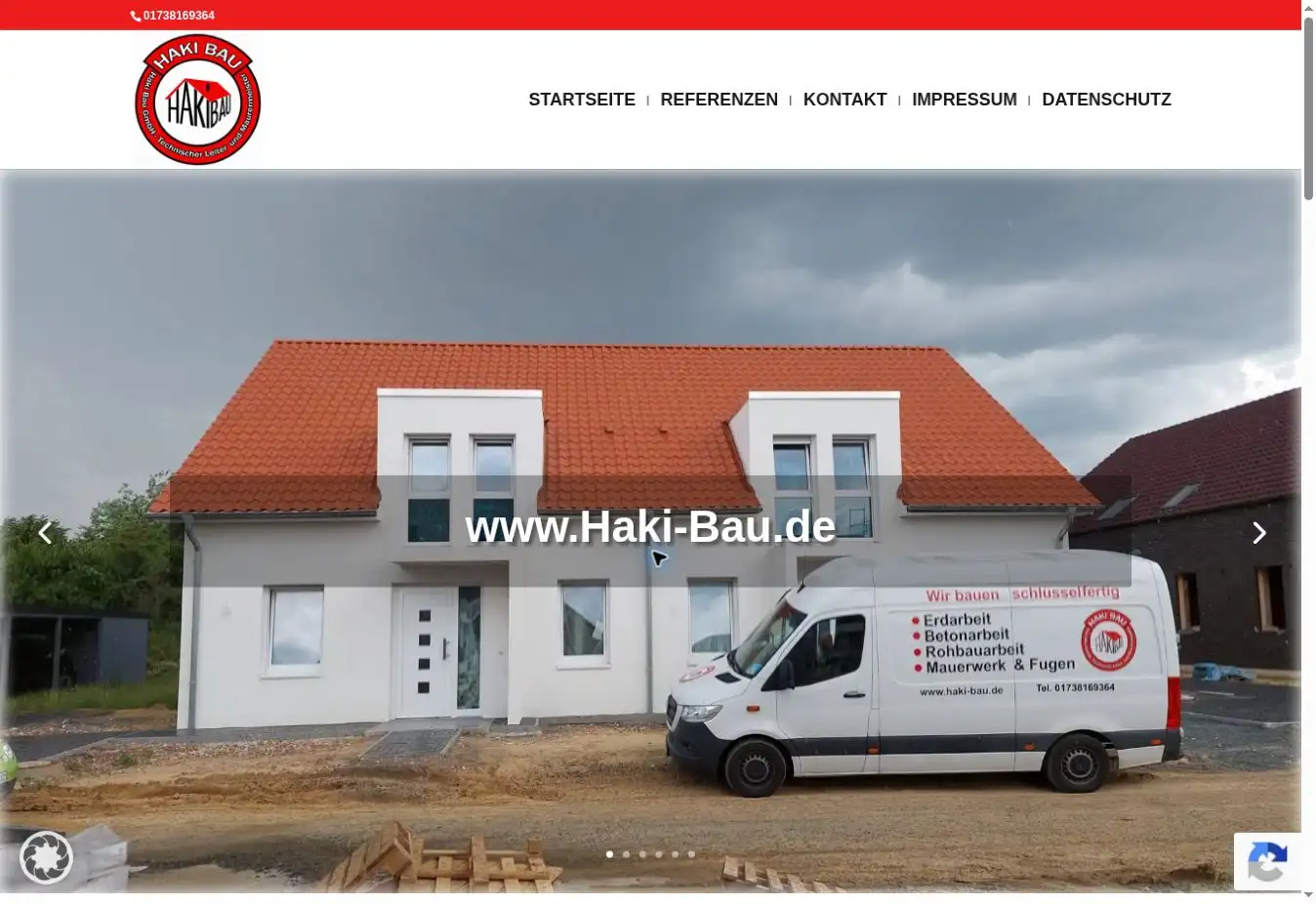 Startseite von Haki Bau GmbH